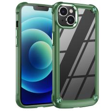  iPhone 15 Plus Skal Shockproof Hybrid Armor Gr&ouml;n