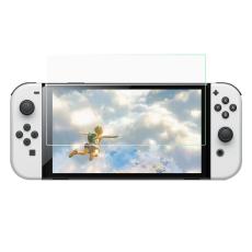  Nintendo Switch OLED Sk&auml;rmskydd H&auml;rdat Glas