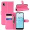  Huawei Y5 (2019) - Litchi Plånboksfodral - Rosa