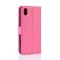  Huawei Y5 (2019) - Litchi Plånboksfodral - Rosa