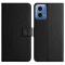  Motorola Moto G35 5G Fodral Litchi Läder Svart
