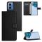  Motorola Moto G35 5G Fodral Litchi Läder Svart