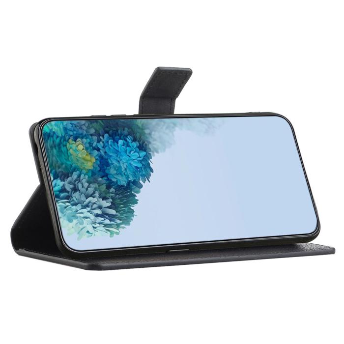 Bild 3,  Motorola Moto G35 5G Fodral Litchi Läder Svart