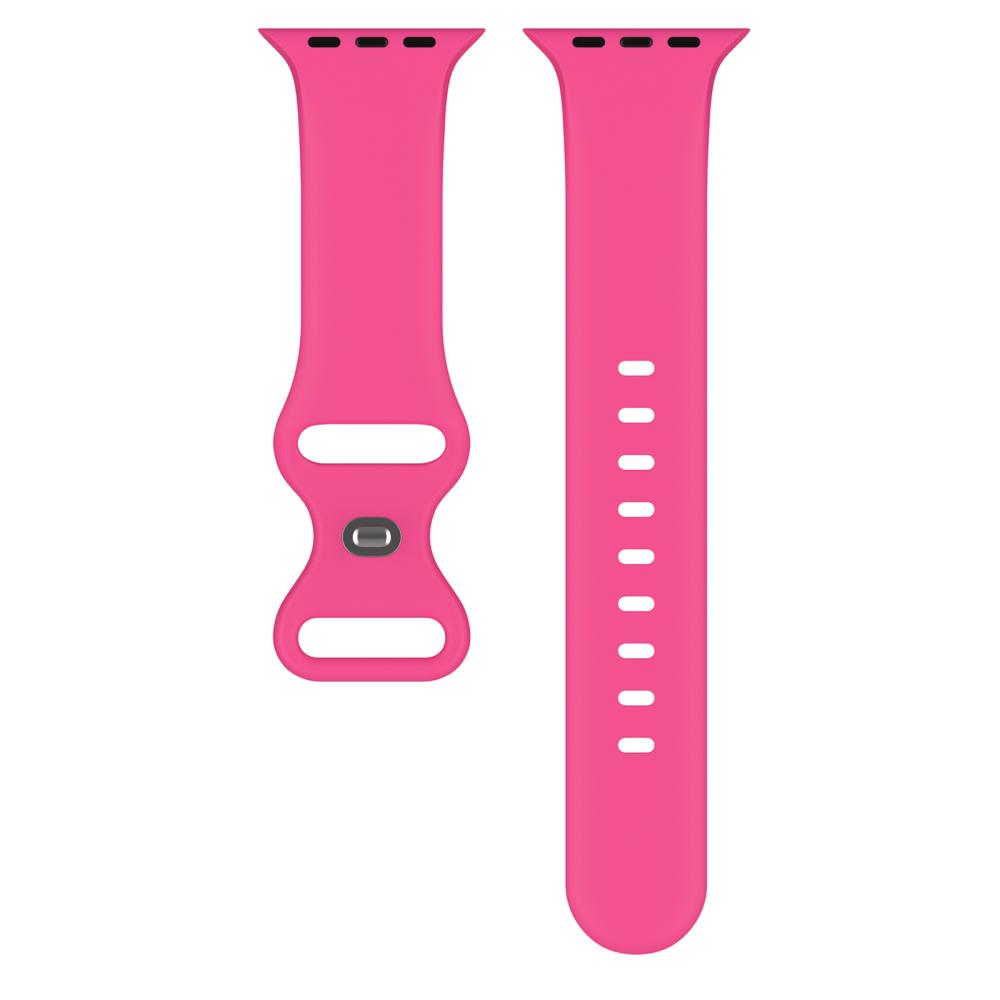 ColorPop Silikon Armband Butterfly Apple Watch 42/41/40/38 mm (S/M) Hot Pink