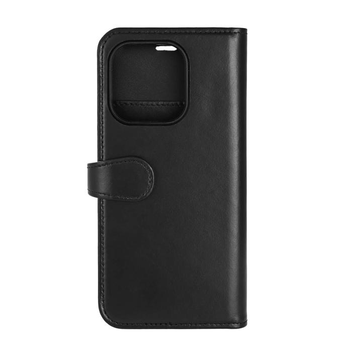 Bild 2, Buffalo Buffalo iPhone 16 Pro Fodral MagSafe 2in1 Äkta Läder Svart