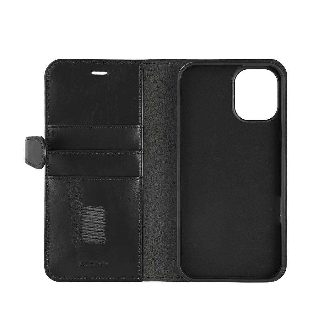 Buffalo Buffalo iPhone 16 Plus Fodral MagSafe 2in1 Äkta Läder Svart