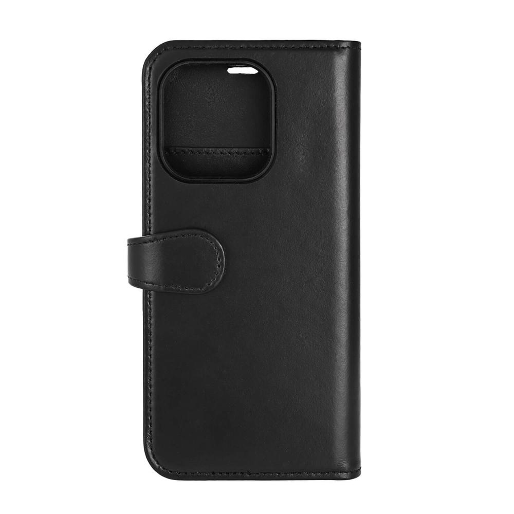 Buffalo Buffalo iPhone 16 Pro Fodral MagSafe 2in1 Äkta Läder Svart