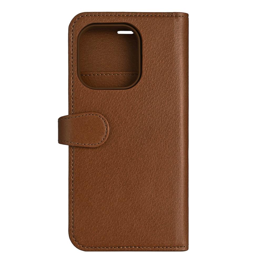 Buffalo Buffalo iPhone 16 Pro Fodral MagSafe 2in1 Äkta Läder Brun