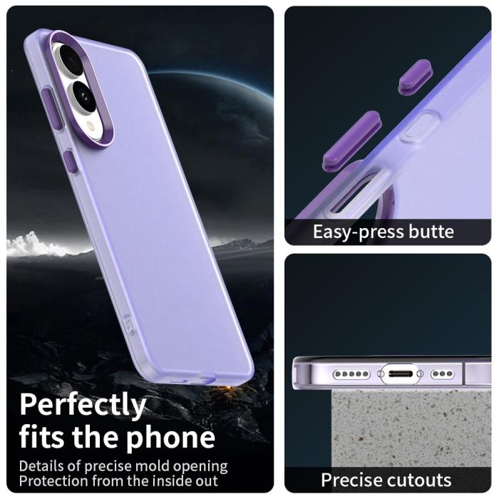 Bild 5,  Samsung Galaxy S25 Edge Skal Slim Matt Lila