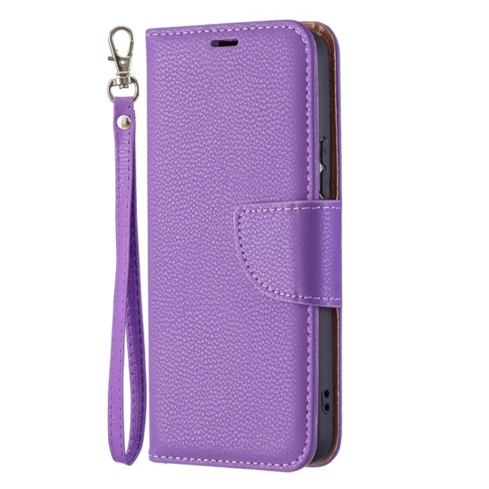 Bild 2,  Samsung Galaxy S22 Fodral Litchi Shark Lila
