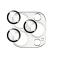 IMAK IMAK iPhone 16 Pro Max/16 Pro Linsskydd Silver