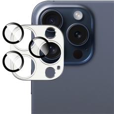 IMAK IMAK iPhone 16 Pro Max/16 Pro Linsskydd Silver