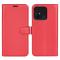 Xiaomi Redmi 12C 4G Fodral Litchi Läder Röd