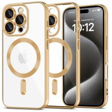 Tech-Protect Tech-Protect iPhone 16 Pro Max Skal MagSafe MagFlex Shiny Gold