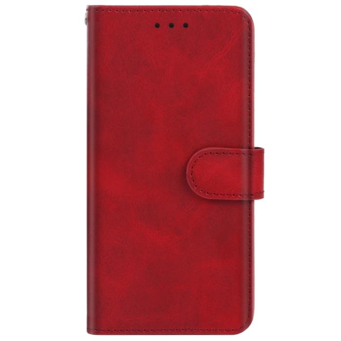 Bild 2,  Sony Xperia 10 IV Fodral Solid Läder Röd