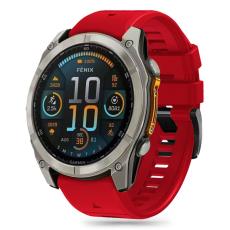 Tech-Protect Tech-Protect Garmin Fenix 51 mm Armband Silicone Line R&ouml;d