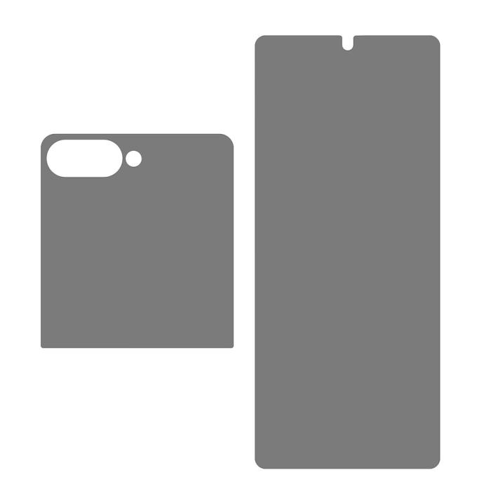 Bild 2,  Samsung Galaxy Z Flip 8 Skärmskydd Privacy HydroGel