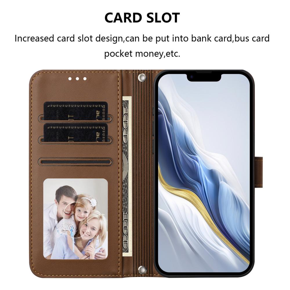  Honor X5c Plus Fodral Läder Brun