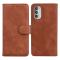  Motorola Moto G51 Fodral Skin Touch Läder Brun