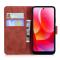  Motorola Moto G51 Fodral Skin Touch Läder Brun