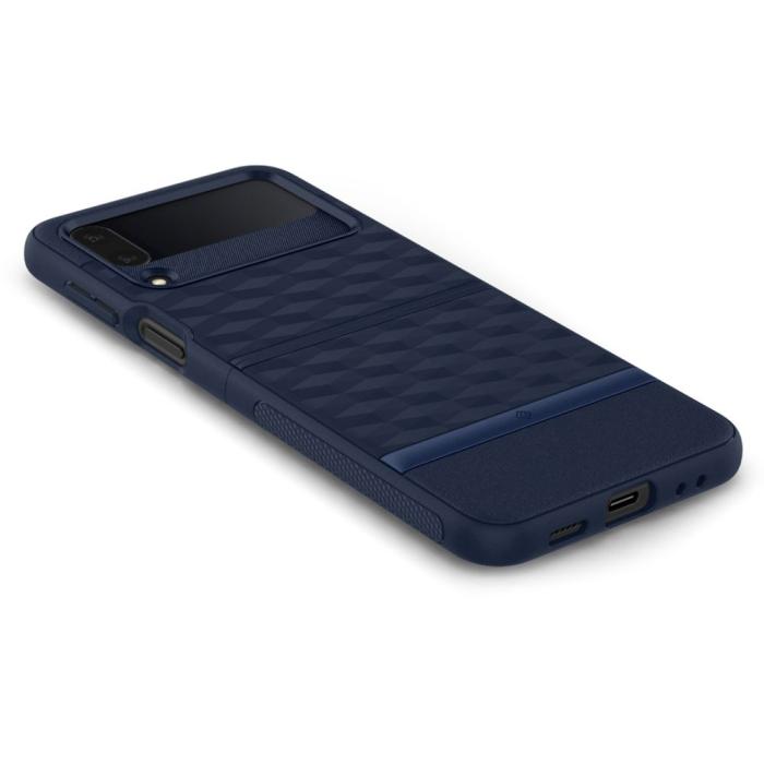 Bild 3, Spigen Spigen Caseology Samsung Galaxy Z Flip 4 Skal Parallax Blå