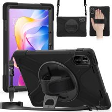  Xiaomi Redmi Pad 2 Skal 360&deg; Kickstand Med Strap Svart