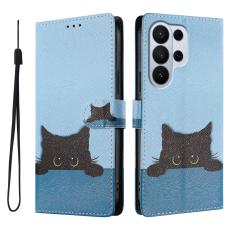  Samsung Galaxy S26 Ultra Fodral Med Tryck Svart Katt