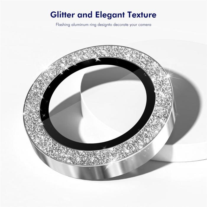 Bild 2, ENKAY ENKAY Samsung Galaxy Z Fold 8 Linsskydd Glitter Silver