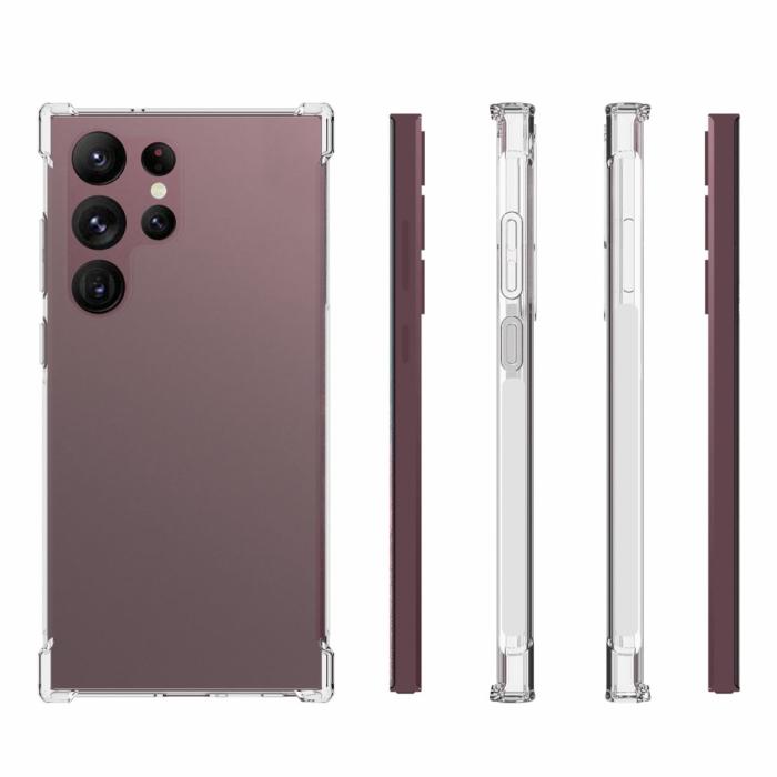 Bild 6,  Samsung Galaxy S23 Ultra Skal Shockproof TPU Transparent
