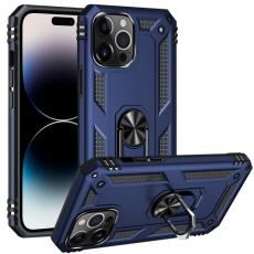  iPhone 14 Pro Max Skal Shockproof Hybrid Ring Bl&aring;