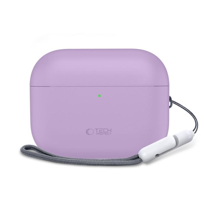 Bild 3, Tech-Protect Tech-Protect AirPods Pro 3 Skal Silicone Lavender