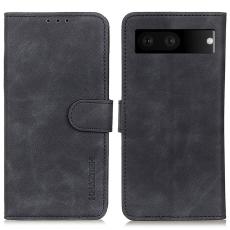KHAZNEH KHAZNEH Google Pixel 7 Fodral Retro L&auml;der Svart