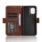  Motorola Moto G55 5G Fodral Med Avtagbart Kortfodral Brun