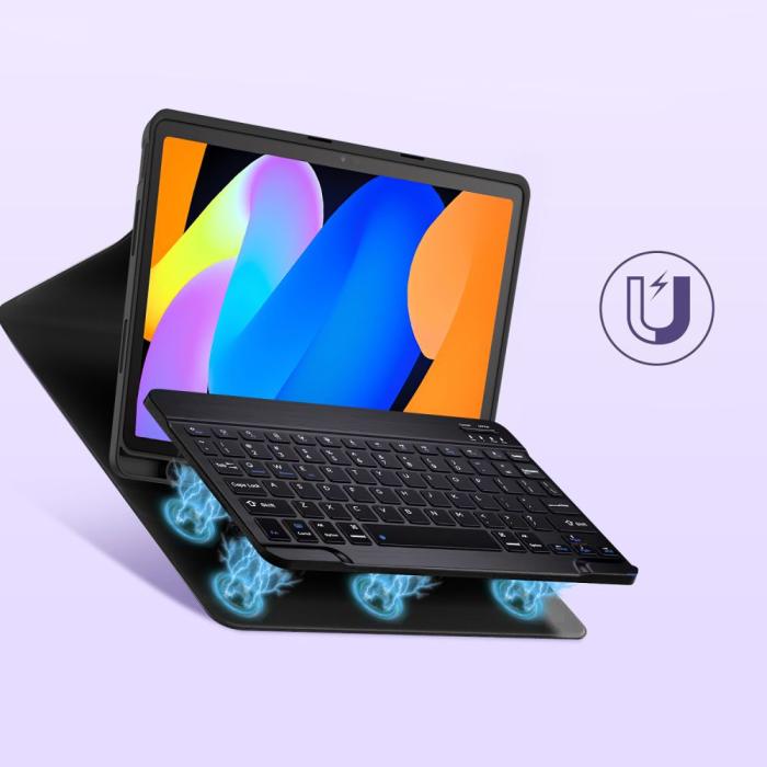 Bild 5, Tech-Protect Tech-Protect Lenovo Idea Tab 11 Fodral SmartCase Tangentbord Svart