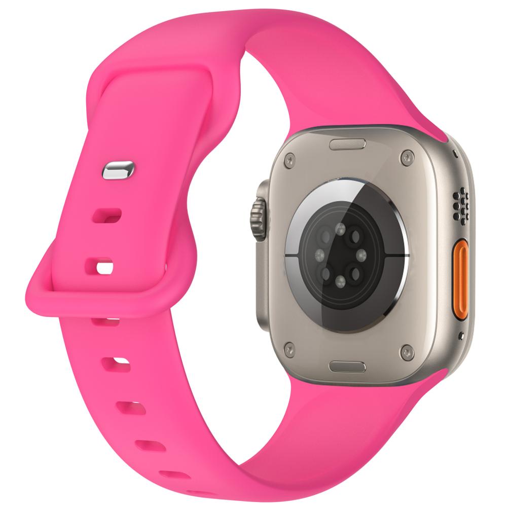 ColorPop Silikon Armband Butterfly Apple Watch 42/44/45/46/49 mm (S/M) Hot Pink