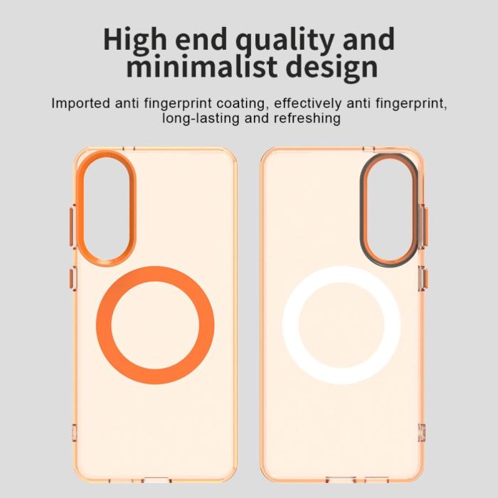 Bild 3,  Samsung Galaxy S25 Edge Skal MagSafe Slim Matt Orange