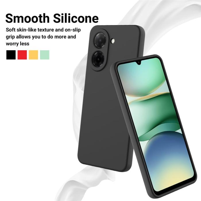 Bild 3,  Xiaomi Redmi A5 Skal Liquid Silikon Svart