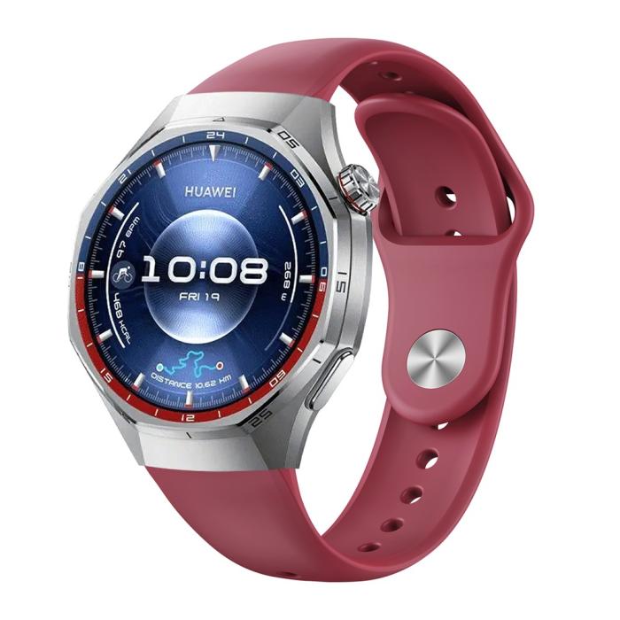Bild 2,  Huawei Watch GT 6 Pro 46 mm Armband Silikon Vinröd