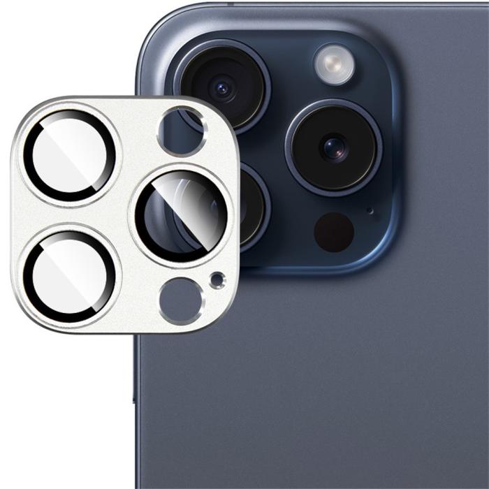 Bild 6, IMAK IMAK iPhone 16 Pro Max/16 Pro Linsskydd Silver
