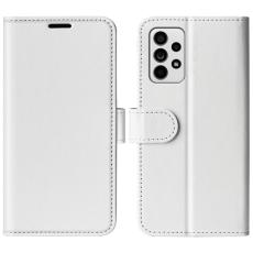  Samsung Galaxy A33 5G Fodral L&auml;der Vit