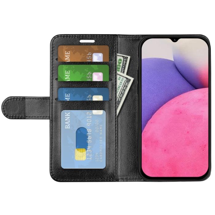 Bild 4,  Samsung Galaxy A33 5G Fodral Läder Svart