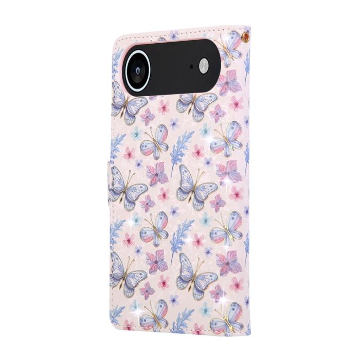 Bild 6,  iPhone Air Fodral RFID Läder Fjärilar / Blommor