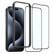 NORTHJO NORTHJO iPhone 15 Pro Sk&auml;rmskydd Helt&auml;ckande H&auml;rdat Glas