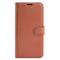  Motorola Moto G04 4G/G24 4G Fodral Litchi Läder Brun