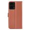  Motorola Moto G04 4G/G24 4G Fodral Litchi Läder Brun
