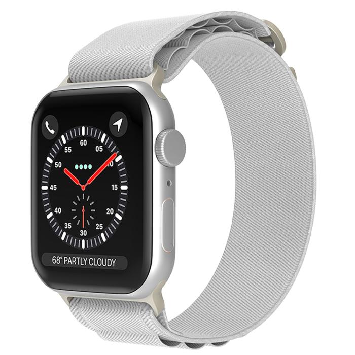 Bild 2, ColorPop Apple Watch 42/44/45/46/49 mm Armband Alpine Pro Loop Starlight