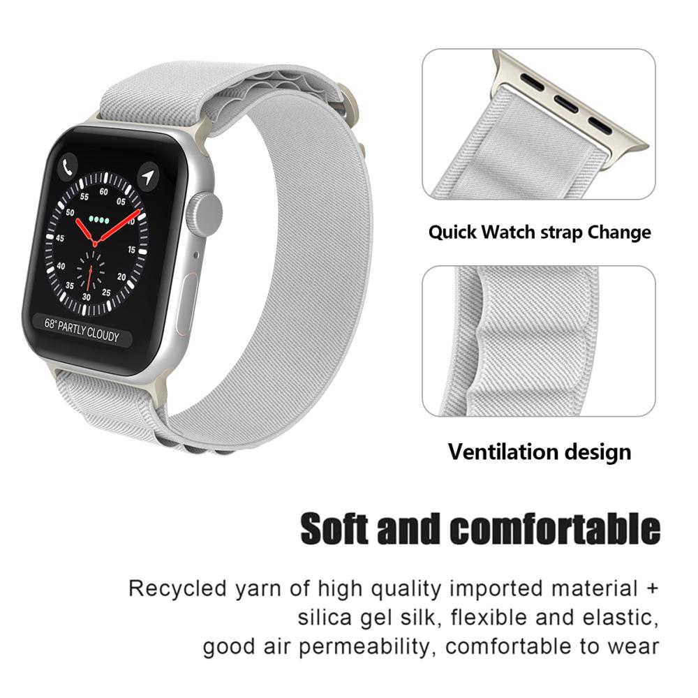 ColorPop Apple Watch 38/40/41/42 mm Armband Alpine Pro Loop Starlight