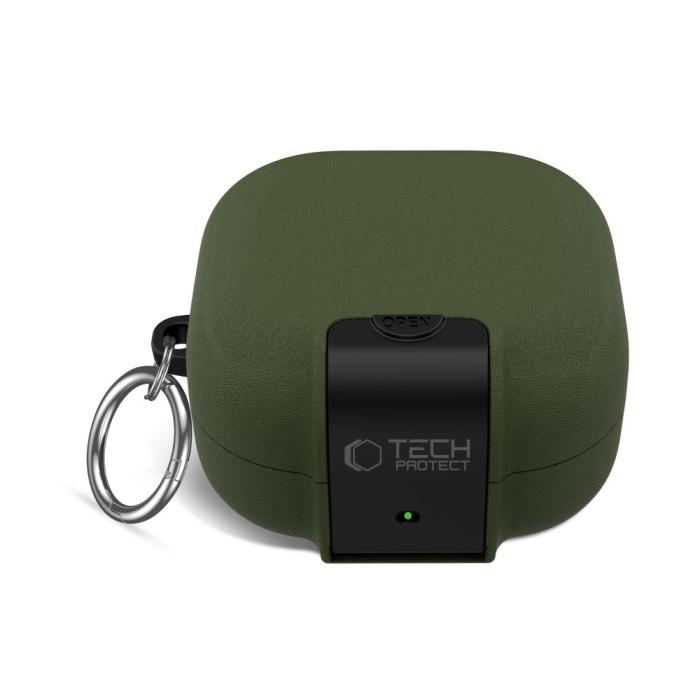 Bild 4, Tech-Protect Tech-Protect Galaxy Buds 4 / 4 Pro Skal Slim Hook Olive Green