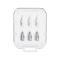 ESSAGER ESSAGER 6-PACK Ersättning Pennspets Apple Pen 1/2/Pro Vit/Transparent