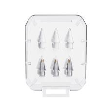 ESSAGER ESSAGER 6-PACK Ers&auml;ttning Pennspets Apple Pen 1/2/Pro Vit/Transparent